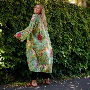 Frida's Enchanted World Cotton Kimono Robe - Bild 1 von 5