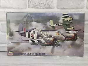 BEAUFIGHTER Mk.X w/500lb BOMBS 1:72 Hasegawa 51279 Plastic Model Kit - Picture 1 of 12