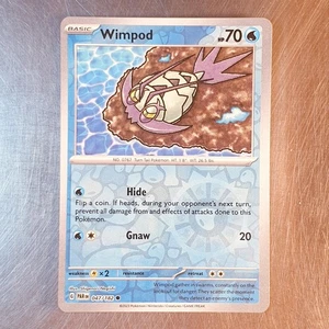 2023 Pokemon S&V Paradox Rift Reverse HOLO Wimpod Card 047/182 - Picture 1 of 2