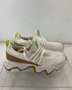 Sorel Kinetic Impact II White Brown Mesh Lace-Up Sneakers 7 - Picture 1 of 7