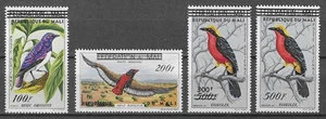 Mali 1960 Wildlife Fauna Birds Vögel Oiseaux Air Mail compl set MNH - Picture 1 of 1