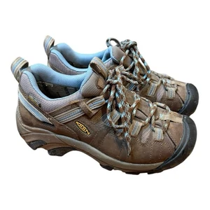 Scarpe da trekking Keen Targheel ll donna 7.0 basse terra scura asciutte impermeabili 1004085 - Foto 1 di 11