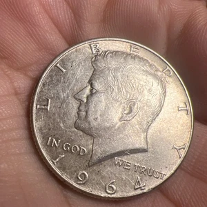1964 Silber Half Dollar John F Kennedy - Bild 1 von 10