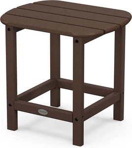 POLYWOOD SBT18MA South Beach 18" Outdoor Side Table, Mahogany - Picture 1 of 10