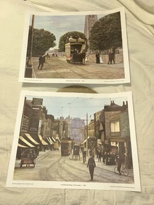 Stampe vintage William Garnett 85 dall'Inghilterra, commerciali e Fratton Rd, 1900,1905 - Foto 1 di 18