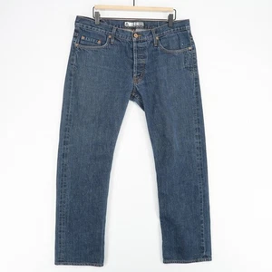 Matix Capital Collection Jeans Herren 34 Blau Weiß Oak Cone Denim USA Selvedge - Bild 1 von 12