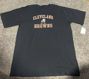 NWT Cleveland Browns T Shirt mens Size 2XLT Black Short Sleeve NFL Football - Picture 1 of 3