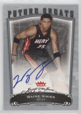 2005-06 Fleer Greats of the Game Future /99 Wayne Simien #152 Rookie Auto RC - Image 1 of 2