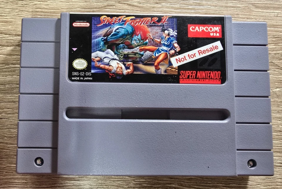 Street Fighter II 2 NOT FOR RESALE NFR Demo Cart Only Super Nintendo SNES - Image 1 of 3
