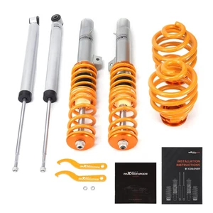 Height Adjustable Coilovers for BMW 3 Series E46 Touring Estate 1999-2005 - Picture 1 of 12