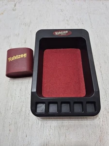 Vintage Yahtzee Deluxe Dice Rolling Tray & Cup Roller Game Replacement Holder - Picture 1 of 3