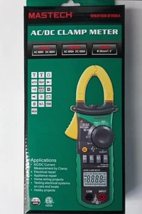 MASTECH Professional MS2108A 4000 Count AC DC Current Clamp Meter LCD Backlight - Picture 1 of 3