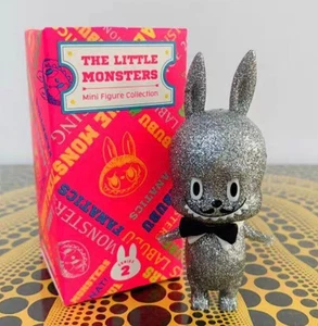How2work The Little Monsters Mini Labu Plateado Brillo Vinilo Suave H9.5cm/3.7in - Imagen 1 de 1