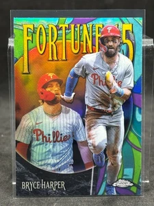 2025 Topps Chrome BRYCE HARPER Fortune 15 Insert #6 - Picture 1 of 1