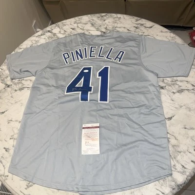 LOU PINIELLA SIGNED AUTO CHICAGO CUBS GREY JERSEY JSA AUTOGRAPHED SIZE XL - Image 1 of 4