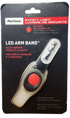Perfect Fitness - Luz LED de seguridad para brazalete - Talla única para la mayoría de los adultos caminar trotar Foto 1 de 4