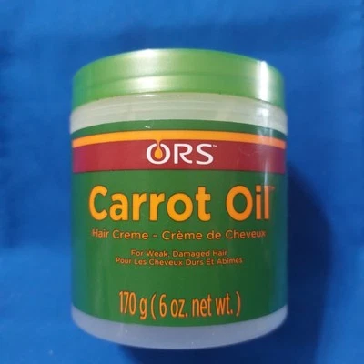 ORS Carrot Oil Hair Creme 6 oz. bottle Moisturizing Creme with Beta Carotene - Image 1 of 4