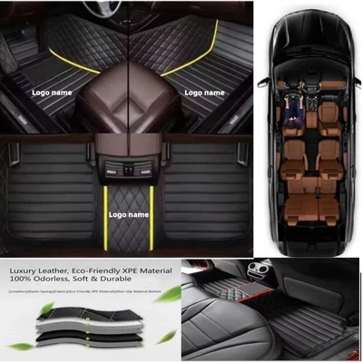 Fit for Toyota All Models Car Floor Mats Custom Carpets Waterproof Cargo Liners - Image 1 of 4