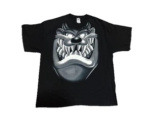Camiseta Y2K Vintage Taz Camiseta Negra B&W Gráficos Clásicos Looney Tunes Talla XXL - Imagen 1 de 5