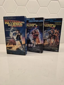 BACK TO THE FUTURE / Retour Vers le Futur (1-2-3) Trilogy VHS ** 1986 FRENCH - Bild 1 von 10