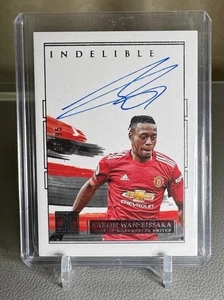 Impecable Premier League 2020-21 Aaron Wan-Bissaka tinta indeleble automática/95 - Imagen 1 de 2
