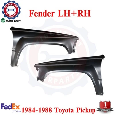 Guardabarros delantero para camioneta Toyota 1984-1988 4x4 lado conductor y pasajero Foto 1 de 4