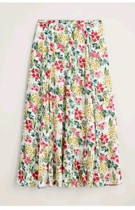 SEASALT LETHLEAN PAINTERLY FIELD CHALK SKIRT SIZE 12 NEW WITH TAGS ON  - Picture 1 of 14