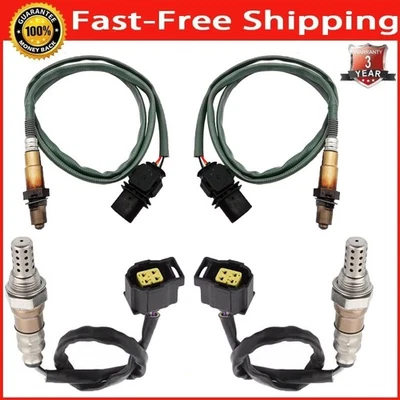 Juego de 4 sensores de oxígeno ascendente + descendente para MERCEDES-BENZ CLK350 3,5 L V6 2006-2009 Foto 1 de 4