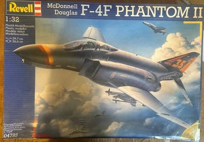 Revell F-4F Phantom II Model Kit 04785 1:32 Factory Sealed US Seller - Image 1 of 4