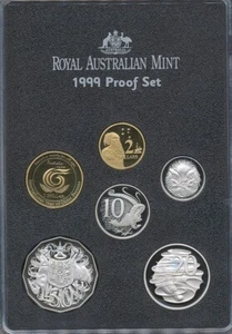 Australia 1999 Proof 6 Coin Set - Original Packaging and Certificate - Bild 1 von 3