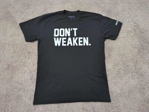 Rogue T Shirt Mens Large Black "Don't Weaken" Fitness Gym Athletic - Picture 1 of 7