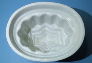 Antique Porcelain Stoneware Food Gelatine Jello Mold 4-3/8” H 1800s - Picture 1 of 12