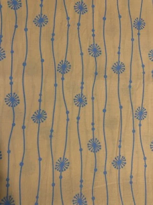 Windham Fabrics Presents " Scribbles " Yellow And Blue  Patt. # 30929 OOP  1+ YD - Image 1 of 4