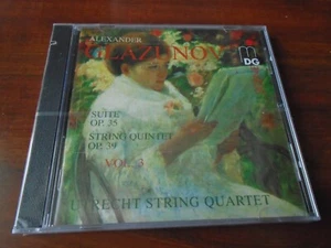 GLAZUNOV: STRING QUARTETS, VOL. 3 New Sealed CD - Picture 1 of 3