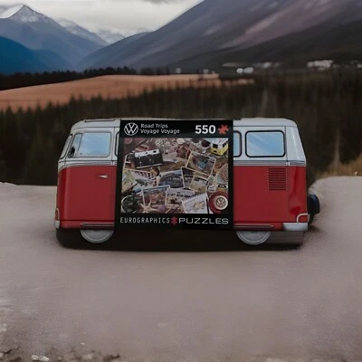 Eurographics Puzzle VW Bus Road Trips - in Puzzledose, 550 Teile, 33x48.3 cm - Image 1 of 4