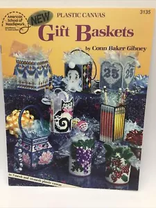 Vintage(1993)American School Of Needlework Gift Baskets In Plastic Canvas #3135 - Picture 1 of 6