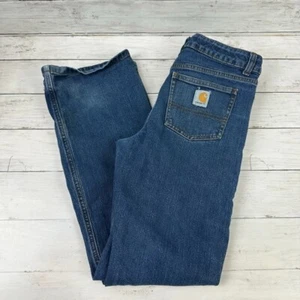 Carhartt Jeans Workwear Blue Jeans Boys 14 (measures 28x27.5") - Picture 1 of 11