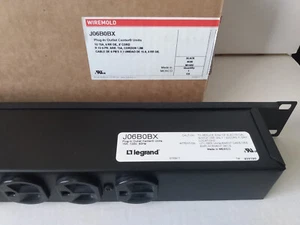Wiremold J06B0BX 1U Rack Mount 120V Power Distribution - Picture 1 of 4