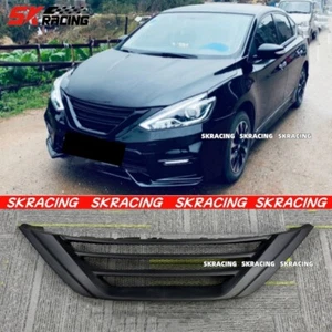 Unpainted FRP Front Bumper Mesh Grille Trim Fits 2016-2018 Nissan Teana Altima - Picture 1 of 12