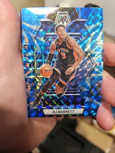 2022-23 Panini Mosaic RJ Barrett Reactive Blue Prizm #3