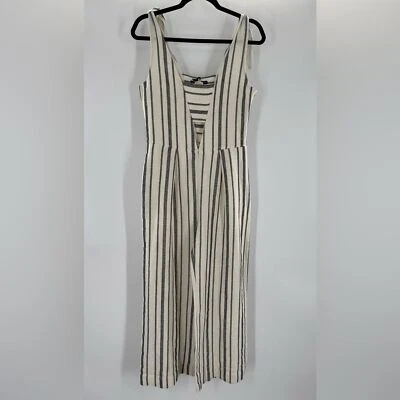 Mono para mujer Levi's hecho y hecho a mano playa a rayas mezcla de lino nuevo con etiquetas Foto 1 de 4