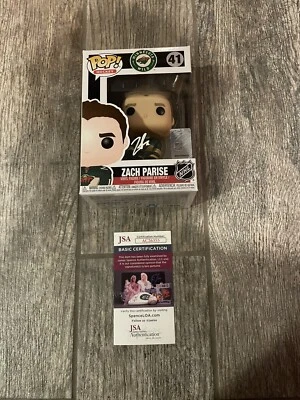 ZACH PARISE FIRMADO MINNESOTA WILD FUNKO POP CERTIFICADO DE AUTENTICIDAD ISLEÑOS AUTOGRAFIADOS Foto 1 de 4