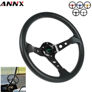 13.7” Golf Cart Steering Wheel For Golf Cart EZGO/Club Car DS/Precedent/Yamaha - Picture 1 of 20