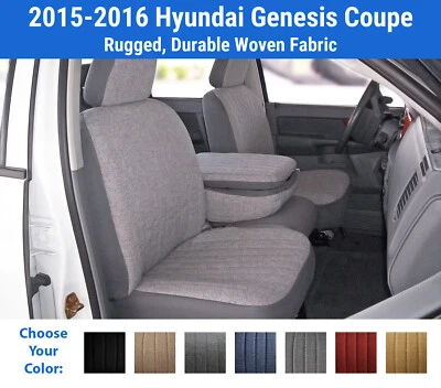 Duramax Tweed Seat Covers for 2015-2016 Hyundai Genesis Coupe - Image 1 of 4