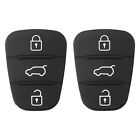 Black Rubber Shell Case for Hyundai I10 I20 I30 Remote Car Key Fob (3 Buttons)