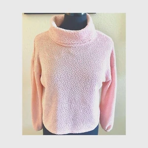 Suéter Cuello de Tortuga para Mujer Rosa Hilo Metálico Cuello de Tortuga Talla S - Imagen 1 de 5