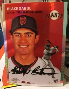 2023 Topps Chrome Platinum Blake Sabol #365 RC Prism Refractor S. F. Giants - Bild 1 von 2