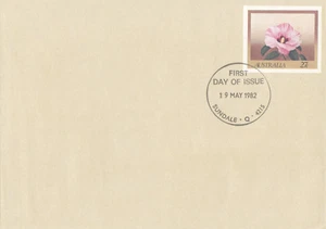 (13860) Australia Postal Stationery FDC Flowers Sturts Desert Rose 1982 - Picture 1 of 1