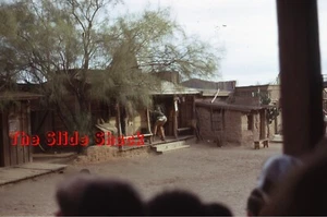 Old Tucson Studios Theme Park street gunfight 1972 Kodachrome slide - Picture 1 of 1