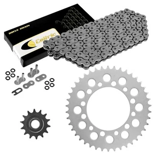 O-Ring Drive Chain & Sprockets Kit for Honda TRX200 TRX200D Fourtrax 1990-1997 - Picture 1 of 8